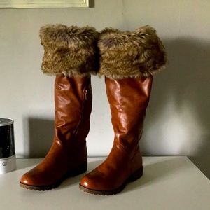 Brown boots